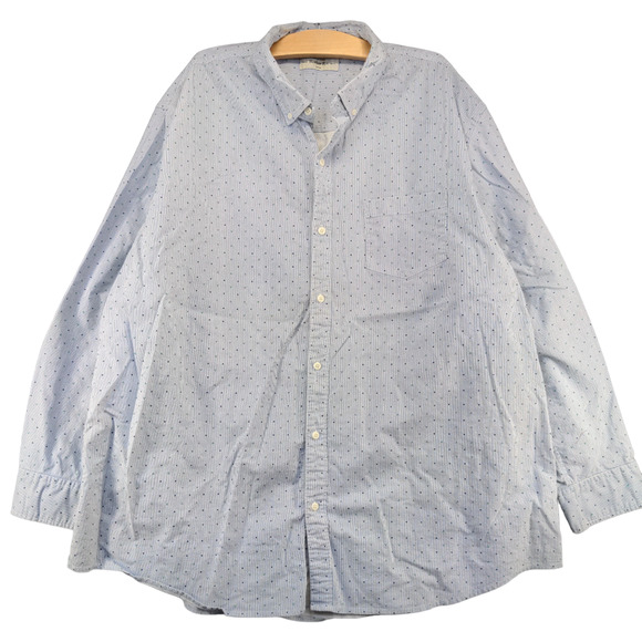 Hawker Rye Men's Stretch Oxford Button Up Shirt Multi 3XL Stripe - Picture 1 of 13